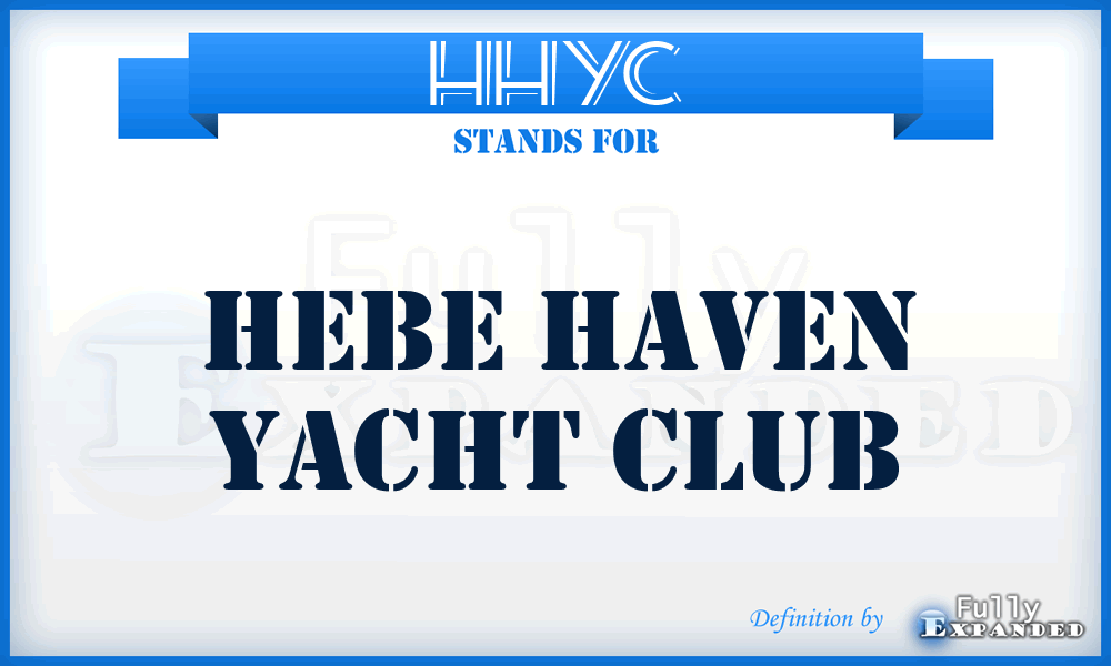 HHYC - Hebe Haven Yacht Club