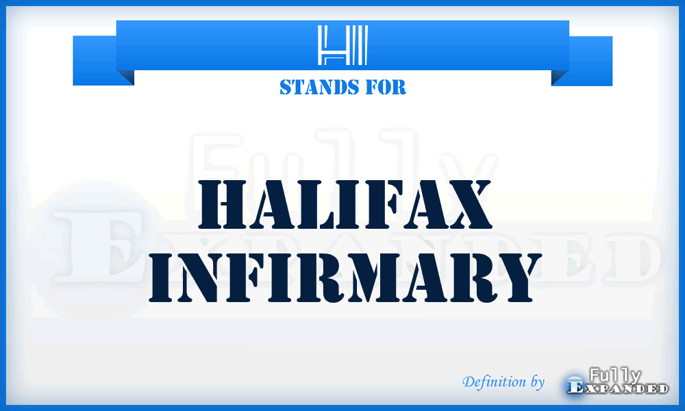 HI - Halifax Infirmary