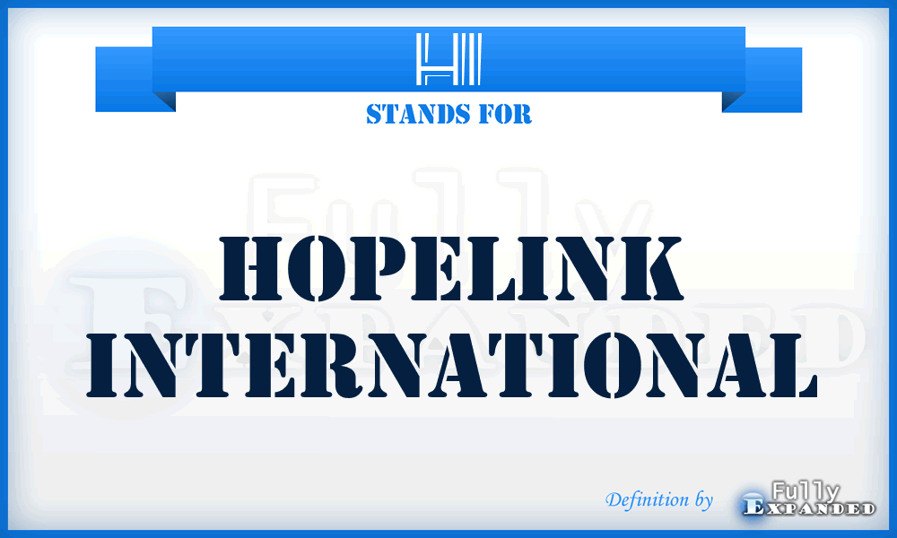 HI - Hopelink International