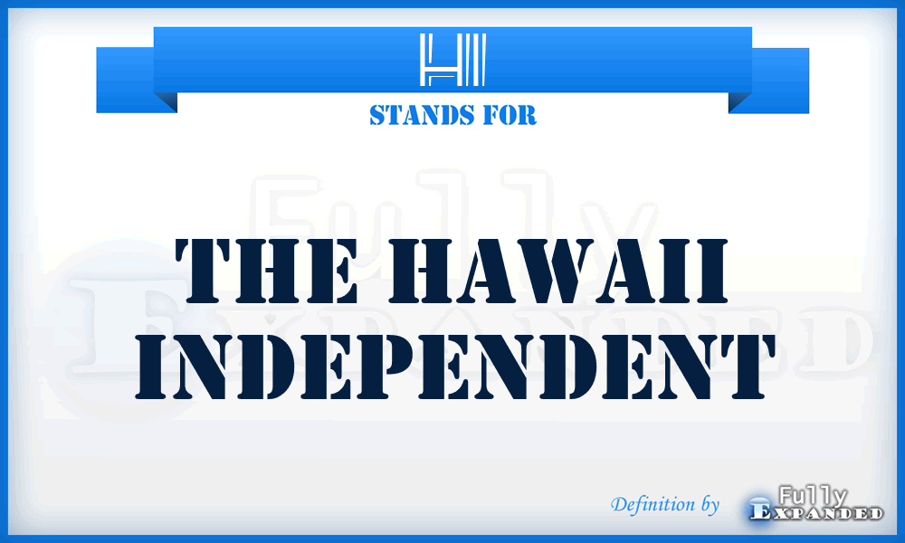 HI - The Hawaii Independent