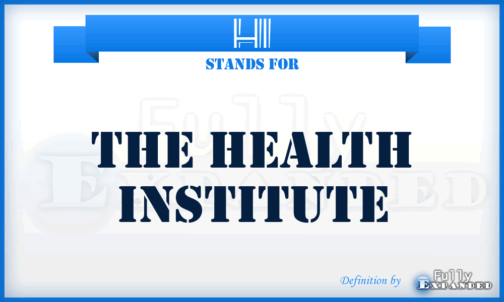 HI - The Health Institute
