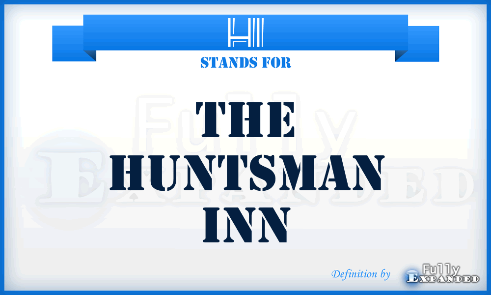 HI - The Huntsman Inn