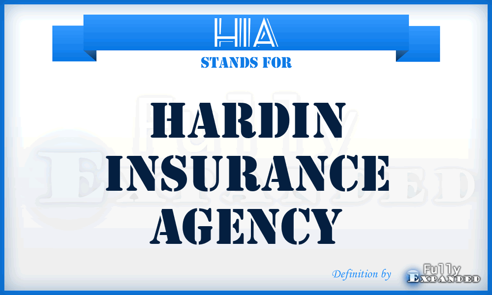 HIA - Hardin Insurance Agency