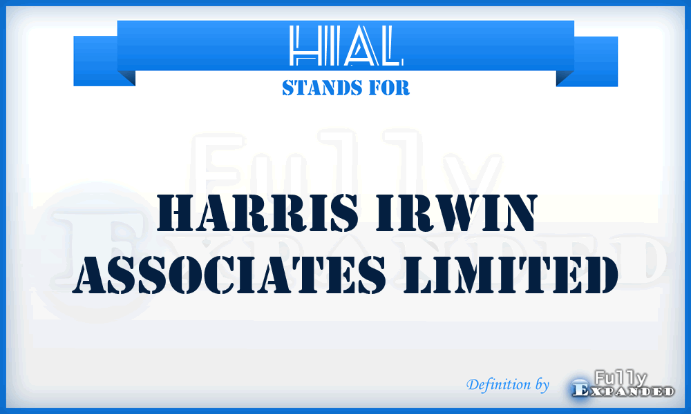 HIAL - Harris Irwin Associates Limited