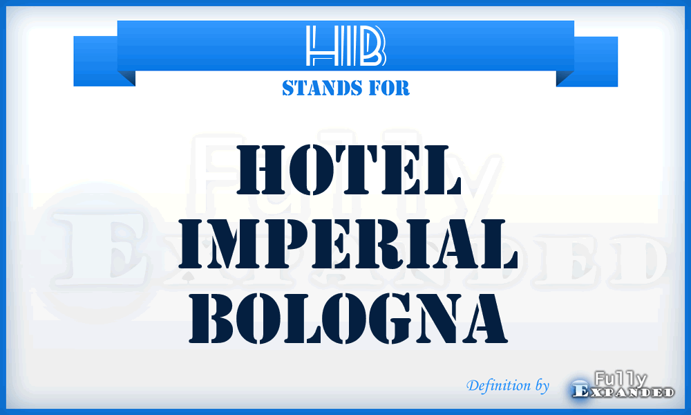 HIB - Hotel Imperial Bologna