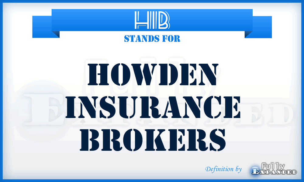 HIB - Howden Insurance Brokers