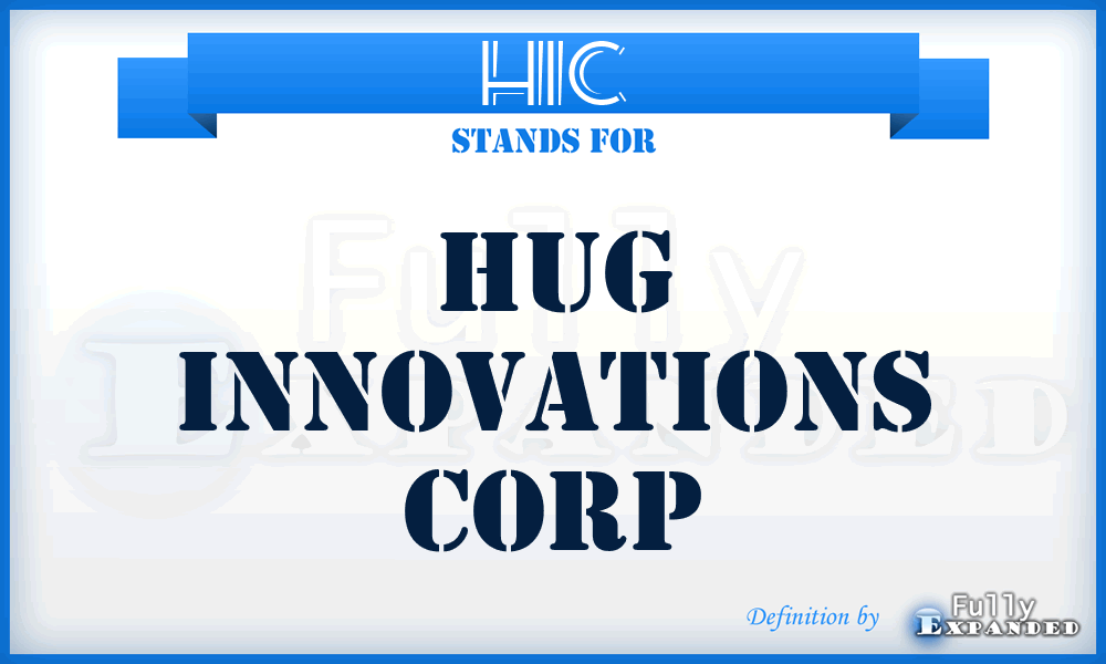 HIC - Hug Innovations Corp