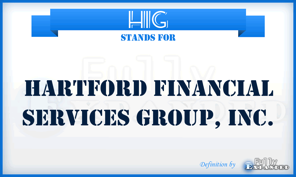 HIG - Hartford Financial Services Group, Inc.