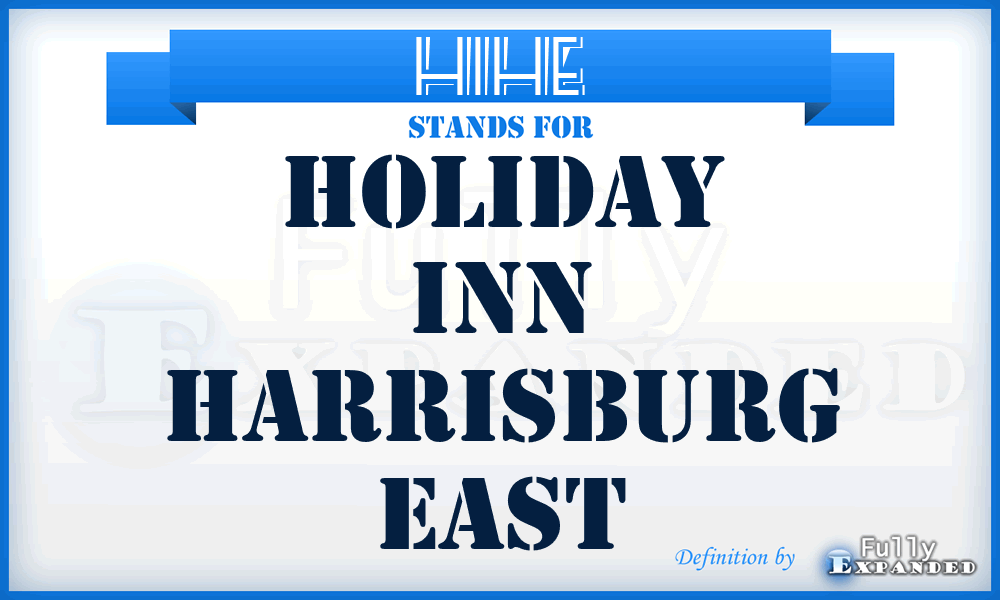 HIHE - Holiday Inn Harrisburg East