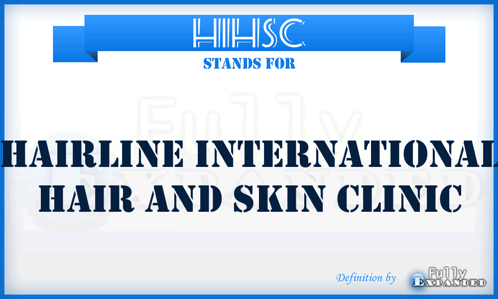 HIHSC - Hairline International Hair and Skin Clinic