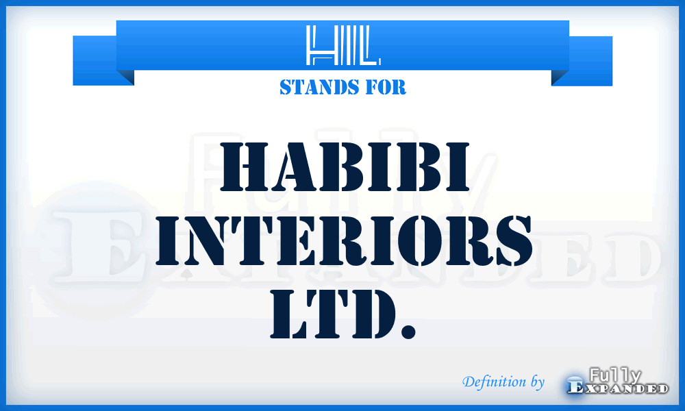 HIL - Habibi Interiors Ltd.