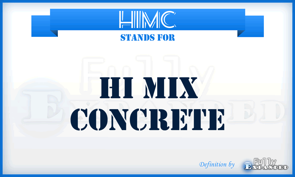 HIMC - HI Mix Concrete