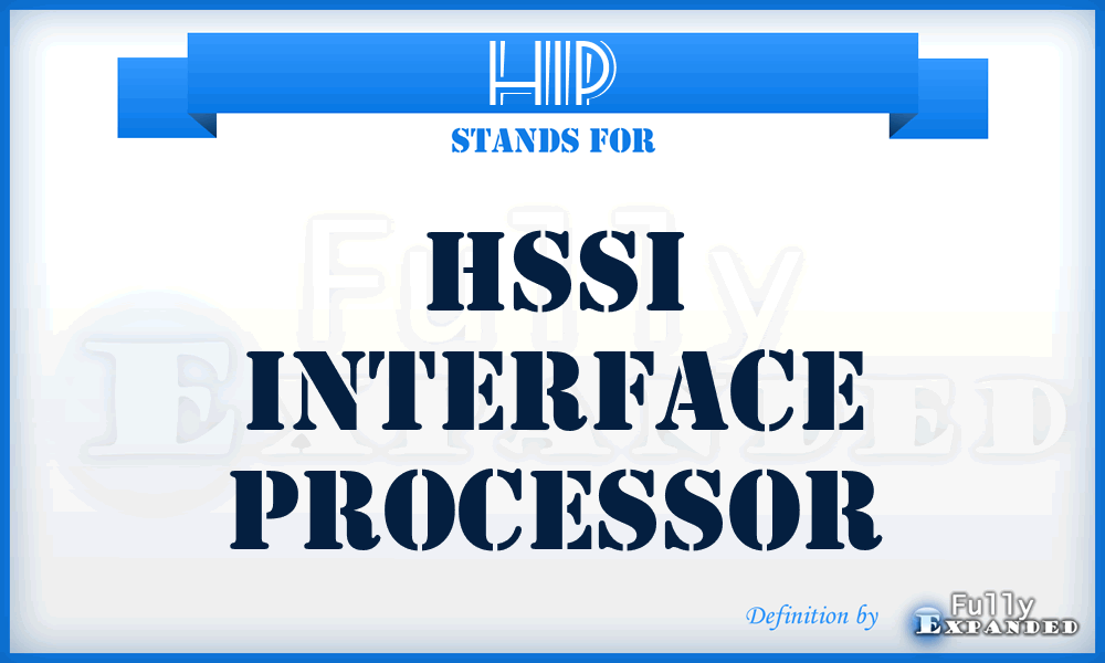 HIP - HSSI Interface Processor