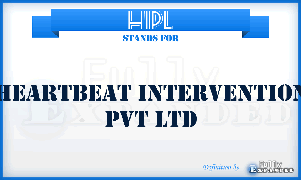 HIPL - Heartbeat Intervention Pvt Ltd