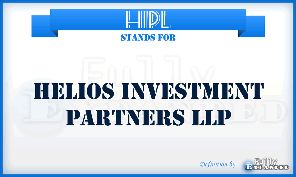 HIPL - Helios Investment Partners LLP