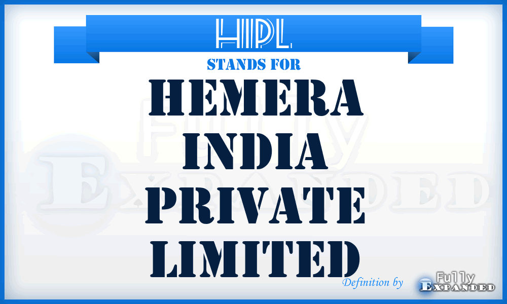 HIPL - Hemera India Private Limited