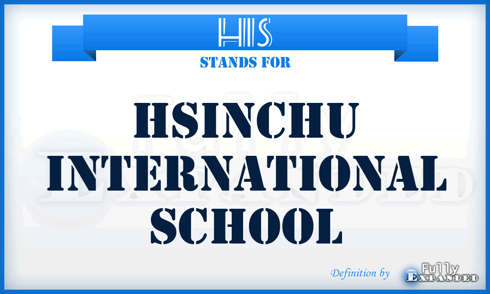 HIS - Hsinchu International School