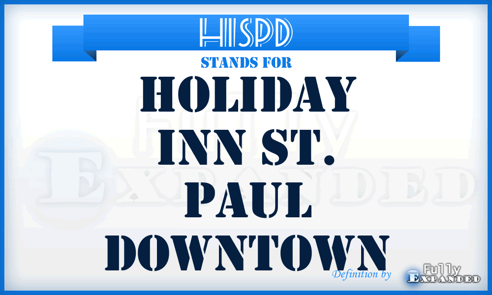 HISPD - Holiday Inn St. Paul Downtown