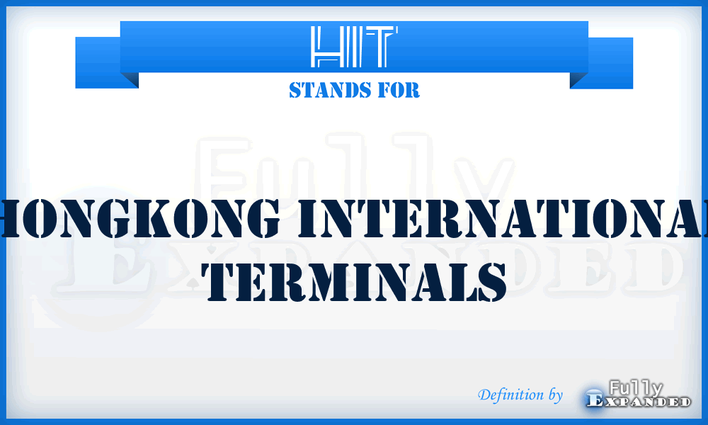 HIT - Hongkong International Terminals