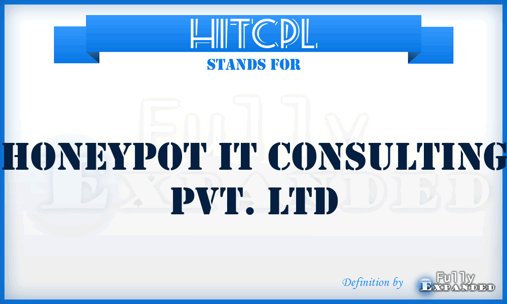 HITCPL - Honeypot IT Consulting Pvt. Ltd