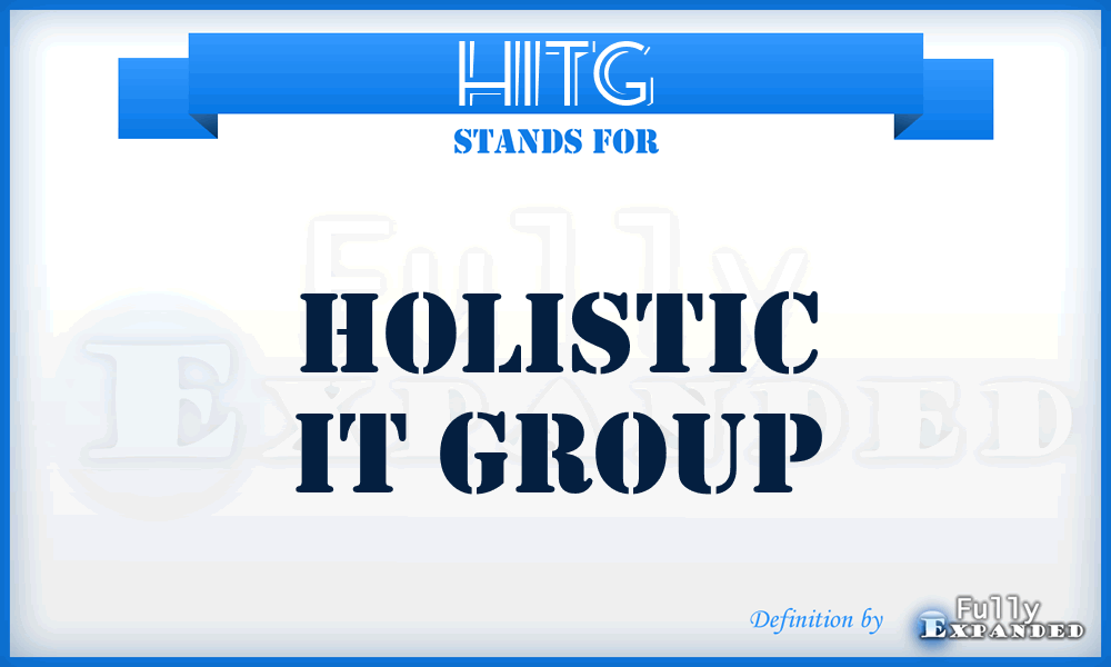 HITG - Holistic IT Group