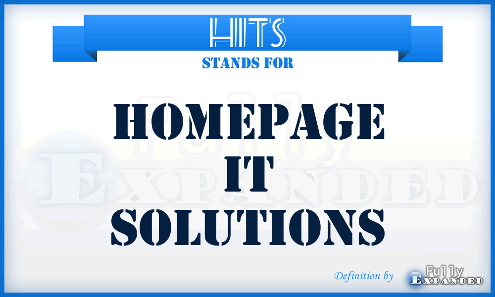 HITS - Homepage IT Solutions