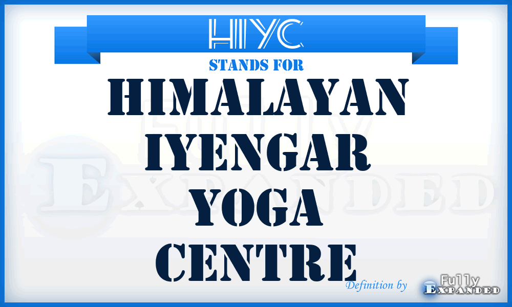 HIYC - Himalayan Iyengar Yoga Centre