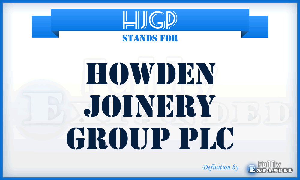HJGP - Howden Joinery Group PLC