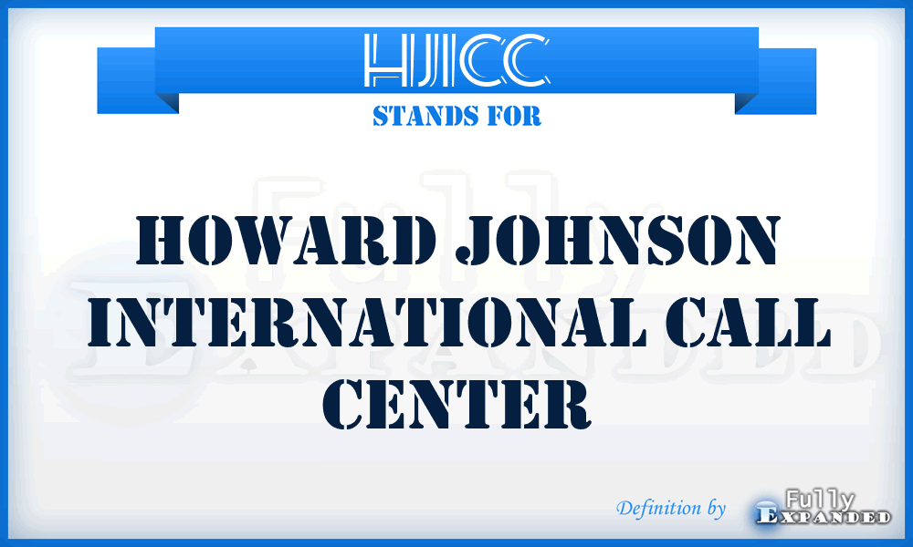 HJICC - Howard Johnson International Call Center