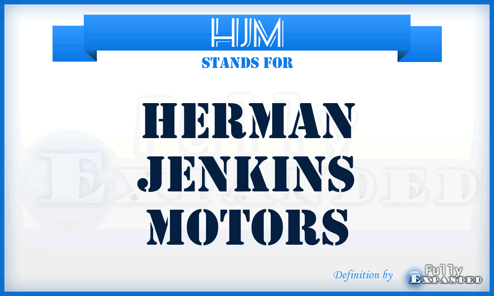 HJM - Herman Jenkins Motors