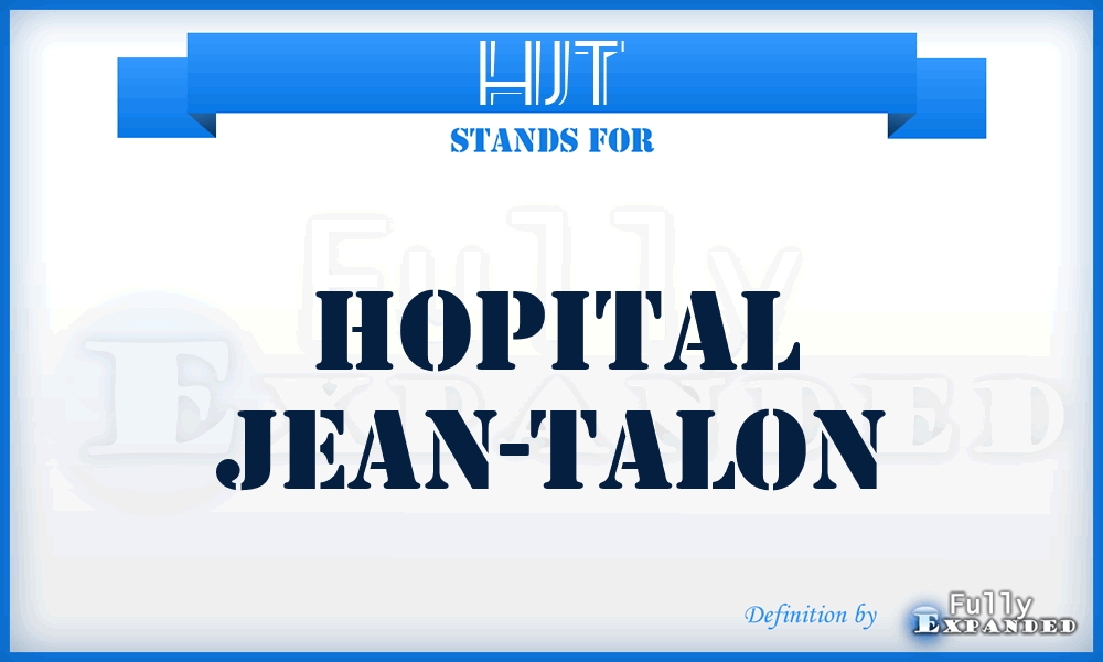 HJT - Hopital Jean-Talon