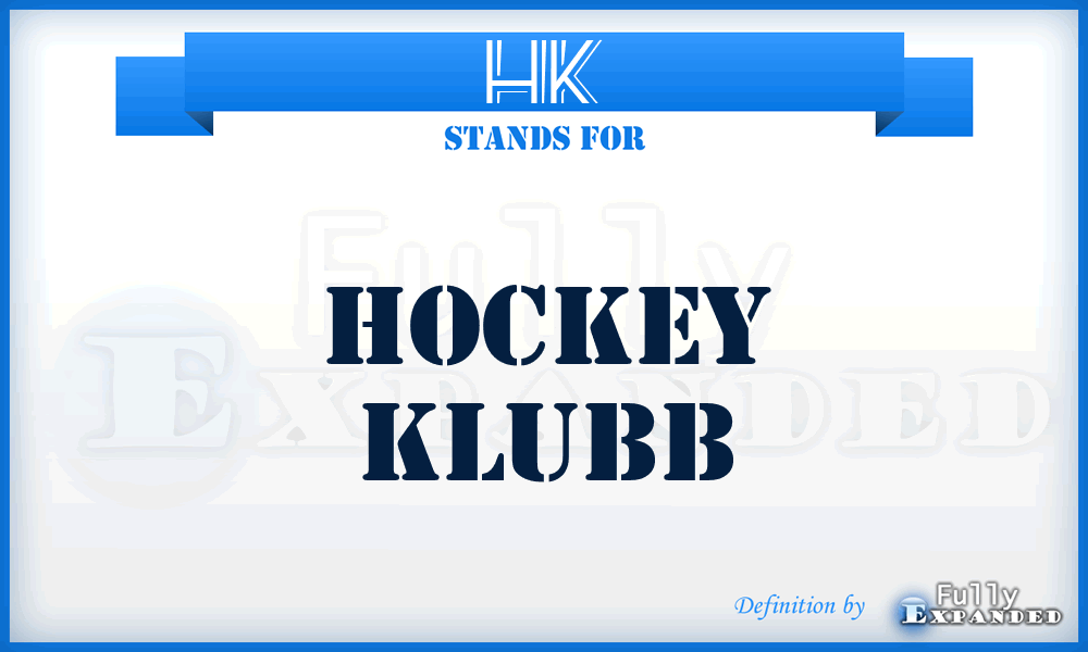 HK - Hockey Klubb