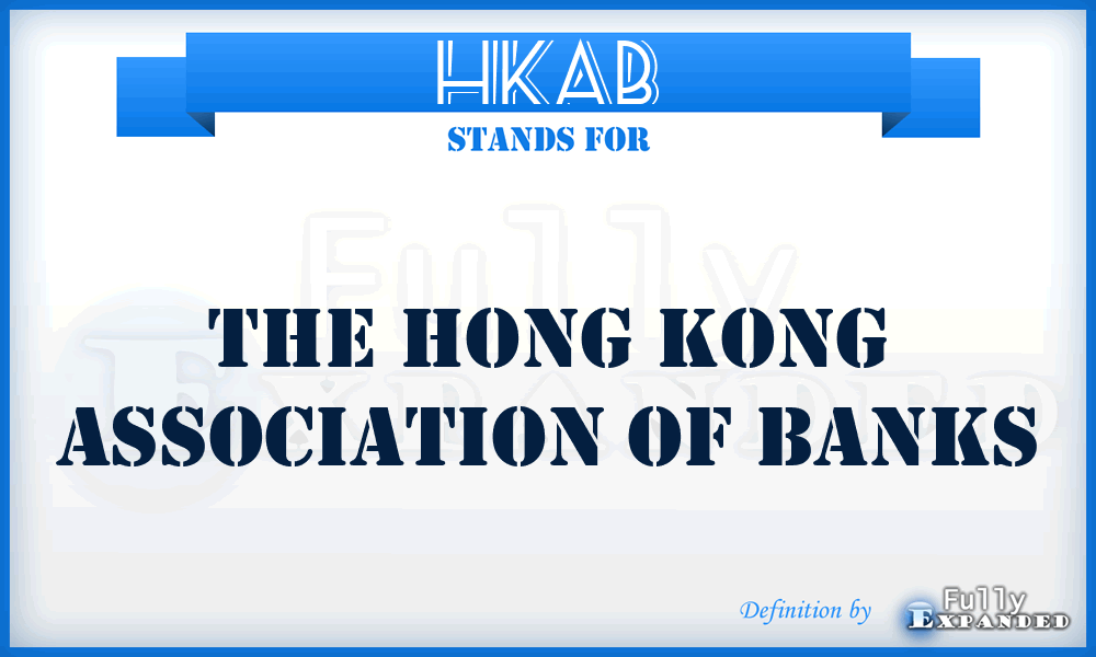 HKAB - The Hong Kong Association of Banks