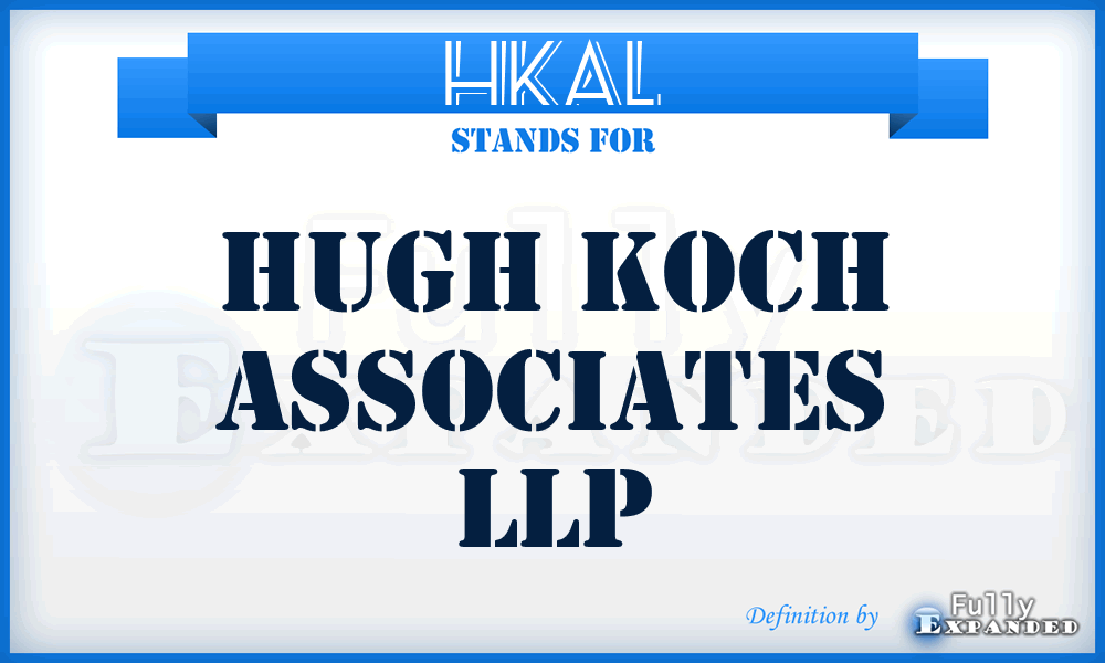 HKAL - Hugh Koch Associates LLP