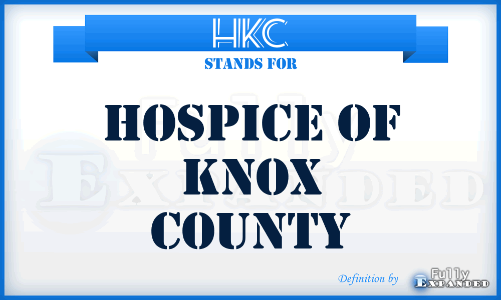 HKC - Hospice of Knox County