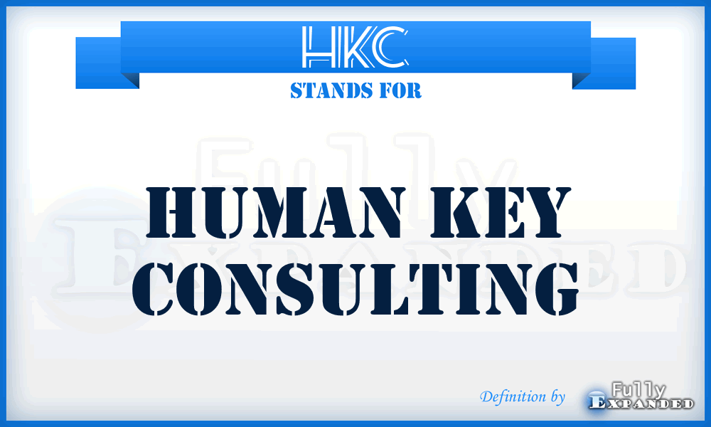 HKC - Human Key Consulting