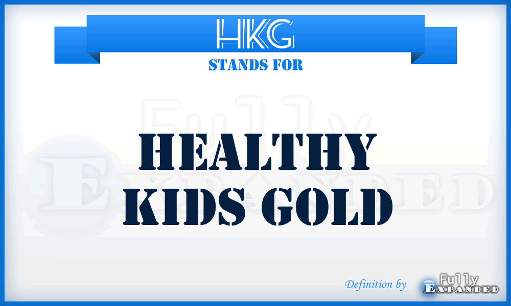 HKG - Healthy Kids Gold