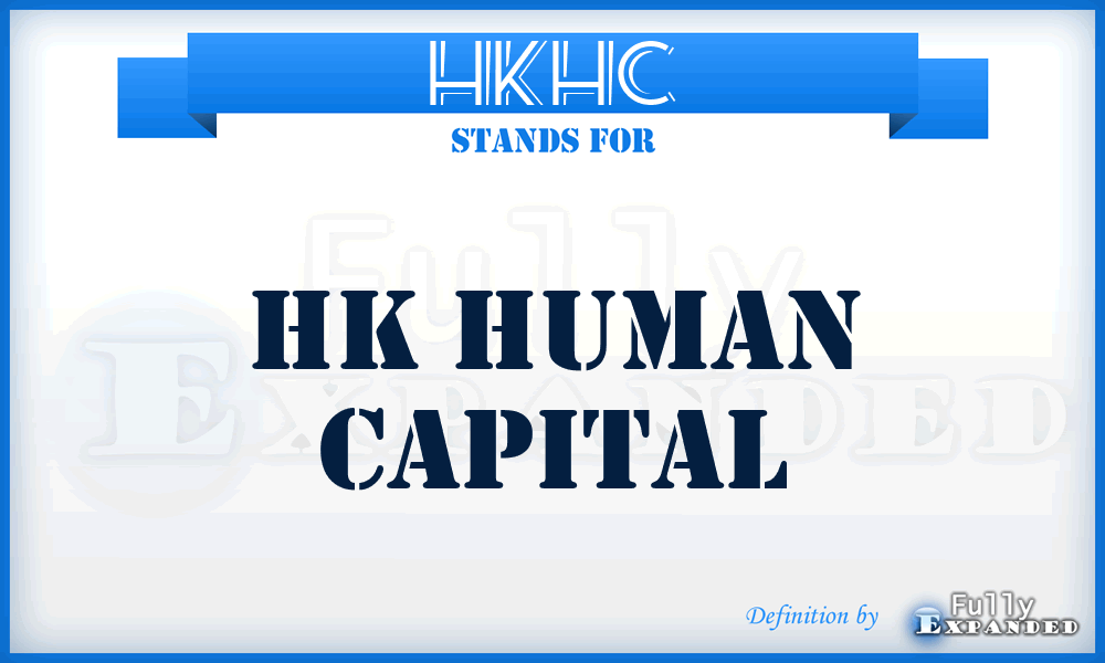 HKHC - HK Human Capital