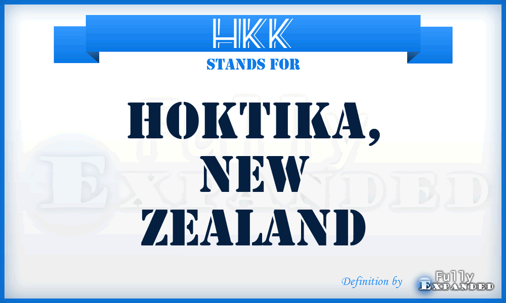 HKK - Hoktika, New Zealand