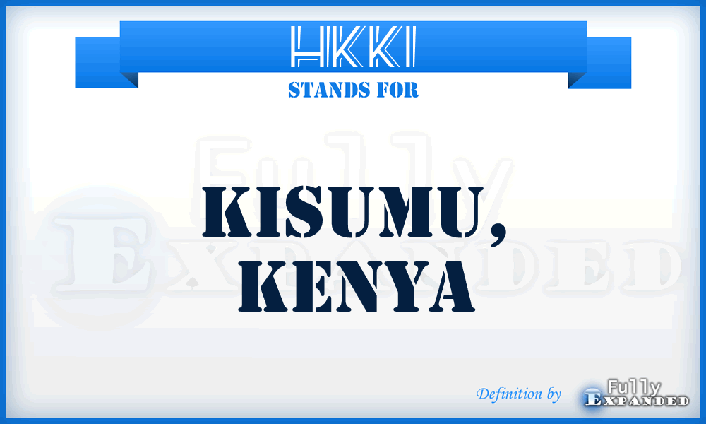 HKKI - Kisumu, Kenya