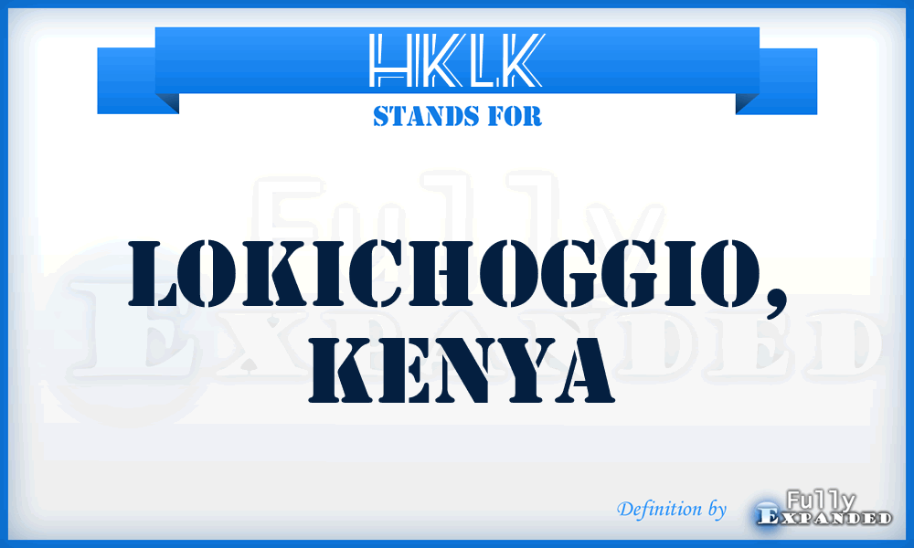 HKLK - Lokichoggio, Kenya