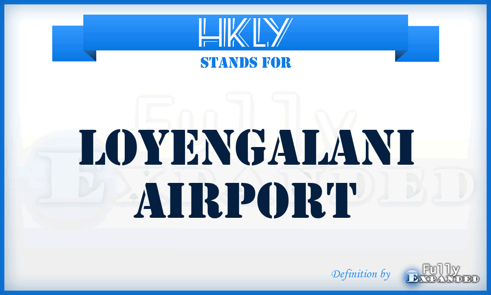 HKLY - Loyengalani airport