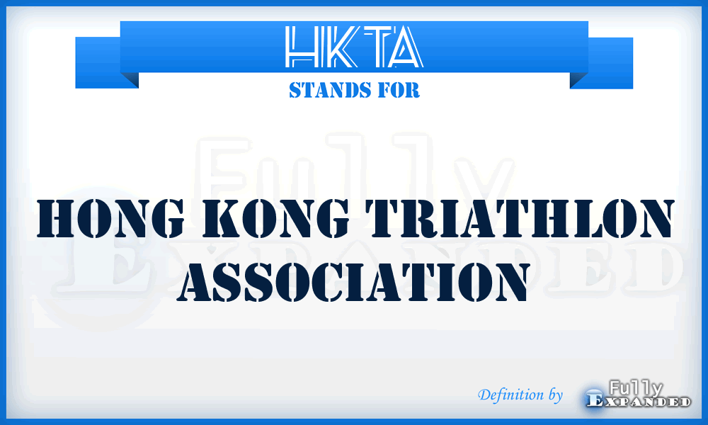 HKTA - Hong Kong Triathlon Association