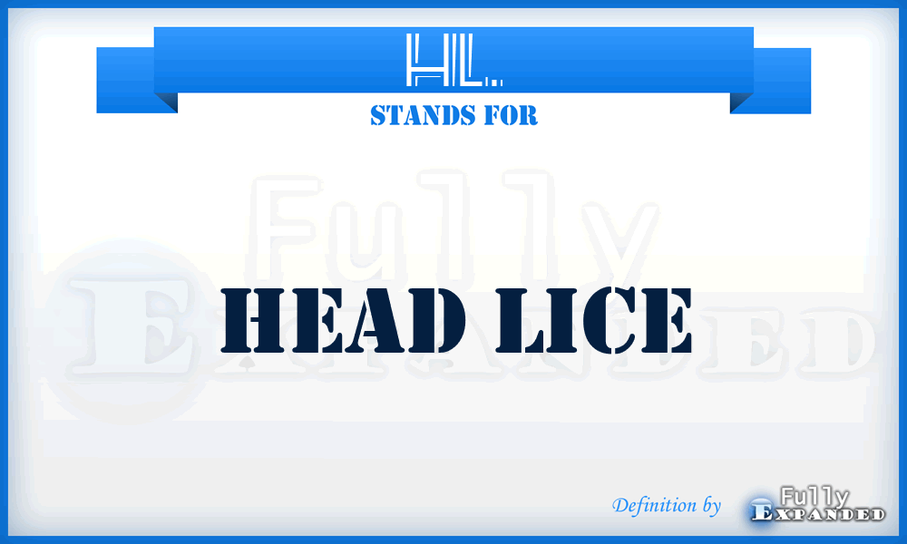 HL. - Head Lice