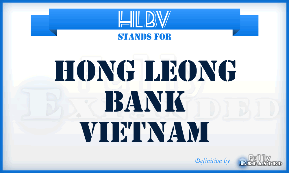 HLBV - Hong Leong Bank Vietnam