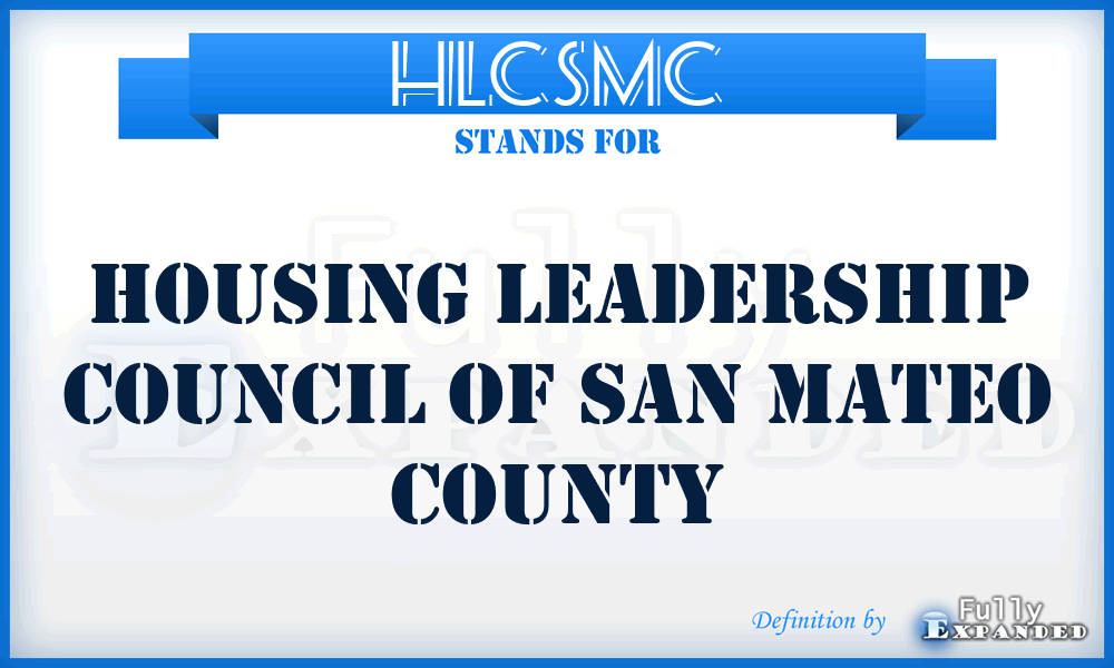 HLCSMC - Housing Leadership Council of San Mateo County