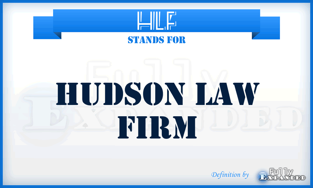 HLF - Hudson Law Firm