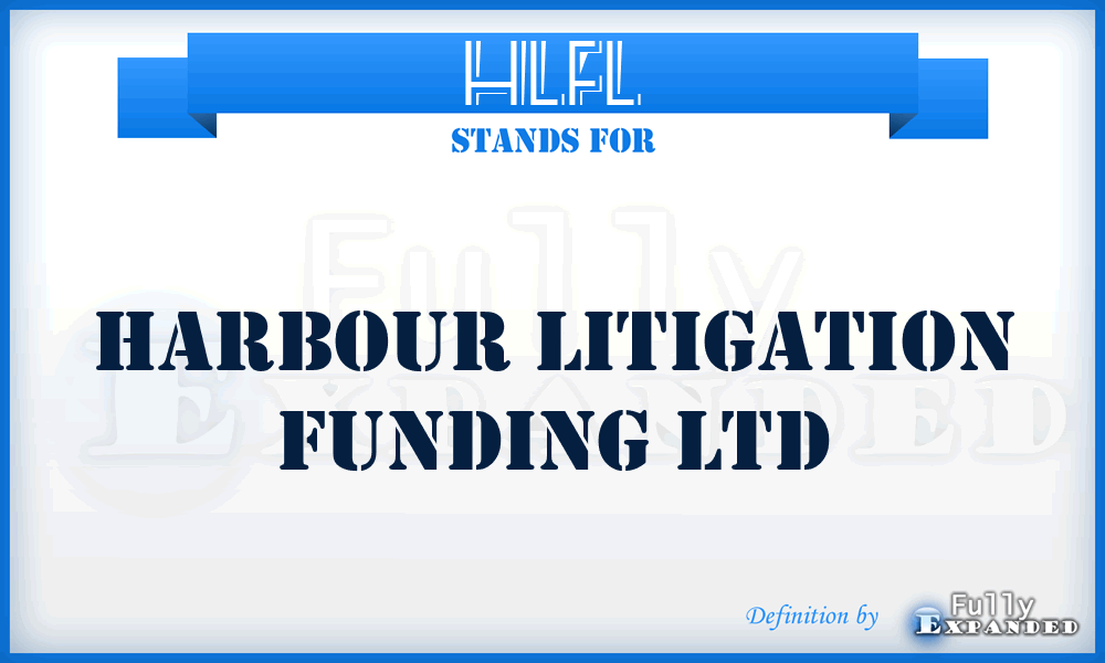 HLFL - Harbour Litigation Funding Ltd