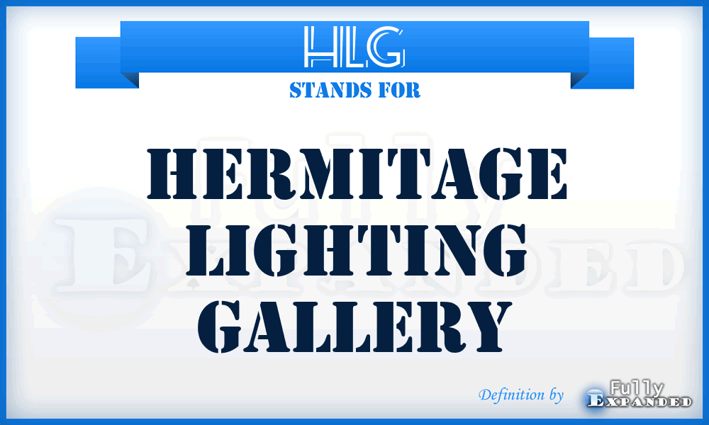 HLG - Hermitage Lighting Gallery