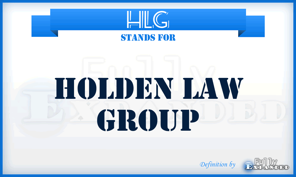 HLG - Holden Law Group